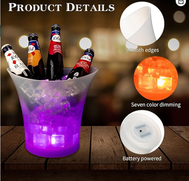 HIELERA LED DE COLORES