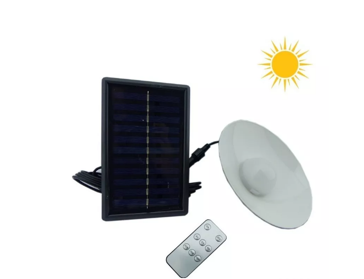 LAMPARA LED SOLAR TIPO CAMPANA